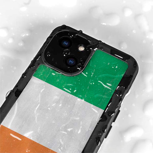 Ireland Flag Distressed iPhone 13 Mini Waterproof Case